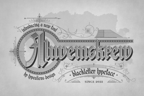 Aluvemskrew: A Practical Evaluation of a Clean Blackletter Typeface