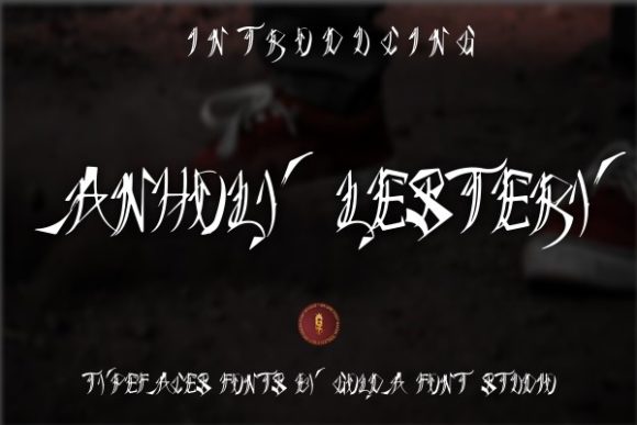 ANHOLY LESTERY: Elevating Visual Identity with Modern Blackletter Elegance