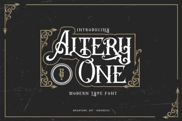 Artery One: The Bold Blackletter Font for Modern Design