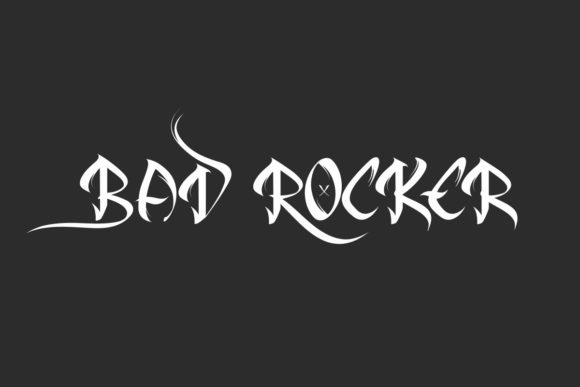 Bad Rocker: The Bold Blackletter Font for High-Impact Design