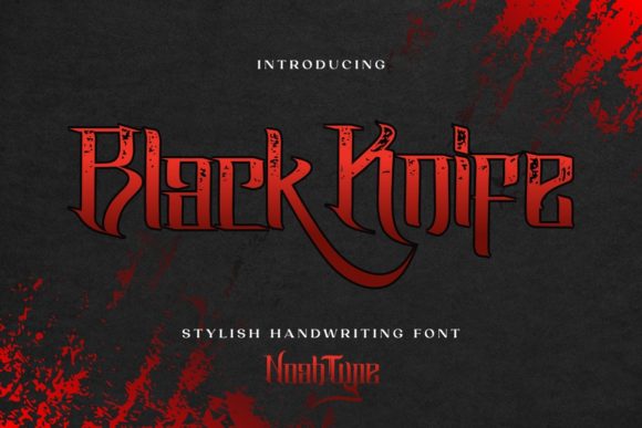 Black Knife: Bold Blackletter for Modern Branding