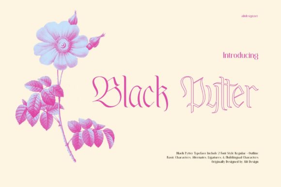 Black Pytter: A Masterclass in Gothic Typography
