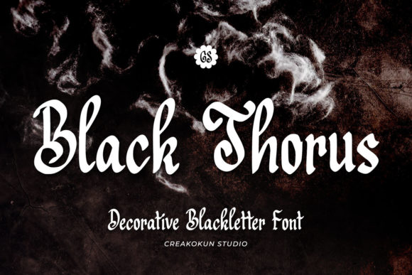 Black Thorus: A Distinctive Blackletter Asset for Retro-Inspired Design