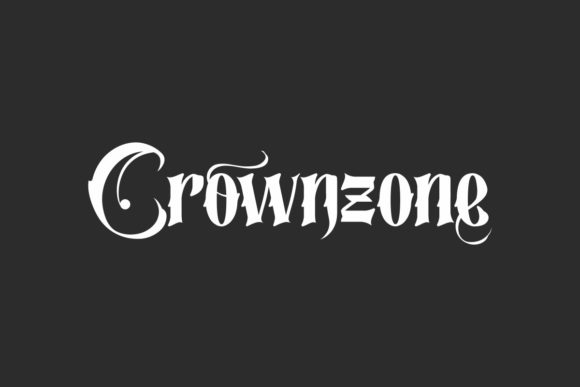 Crownzone Gothic Typeface: A Bold Choice for Dark Branding