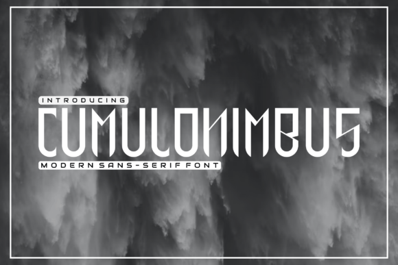 Cumulonimbus: The Modern Blackletter for Bold Brand Identity