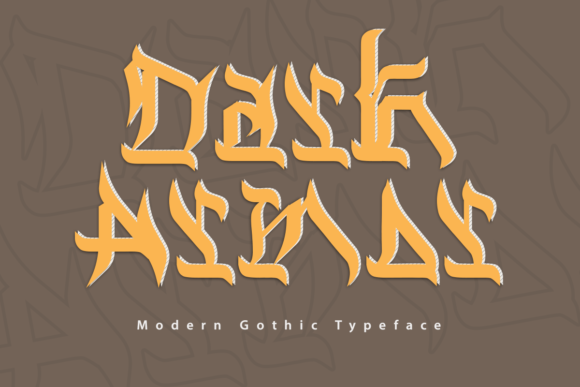 Dark Armor: Bold Blackletter for High-Impact Design