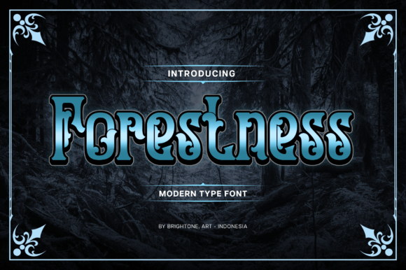 Forestness: Integrating a Unique Blackletter Typeface into Professional Design Workflows