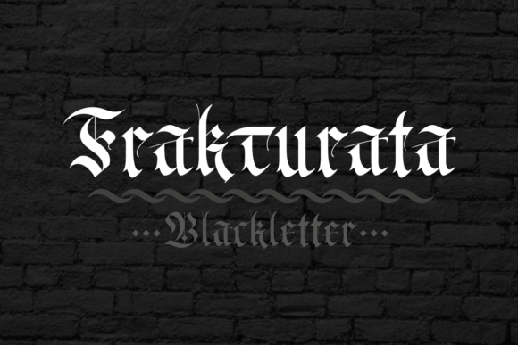 Frakturata: Bringing Bold, Historical Character to Modern Designs