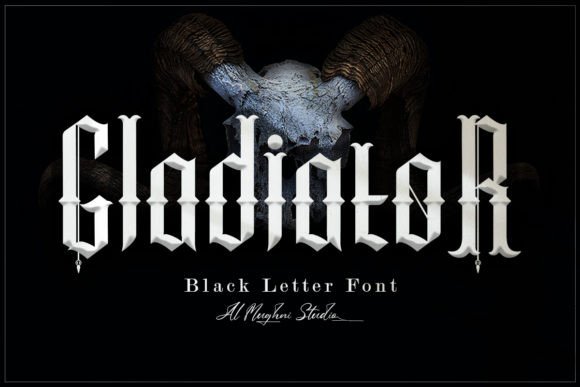 GladiatoR: The Bold Power of Blackletter in Modern Design