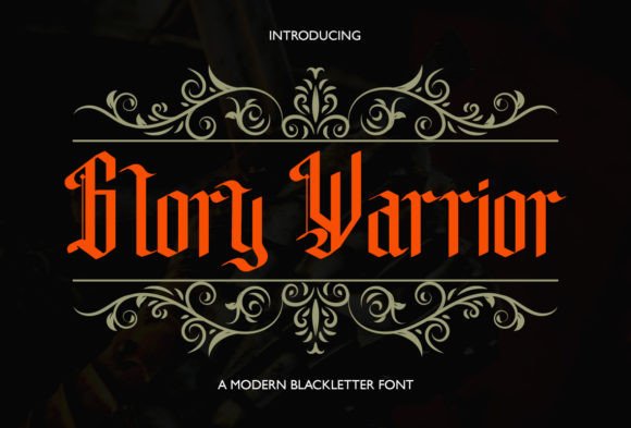 Glory Warrior: Strategic Typography for High-Impact Brand Positioning