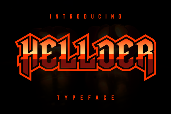 Hellder: A Bold Blackletter Font for Modern Branding