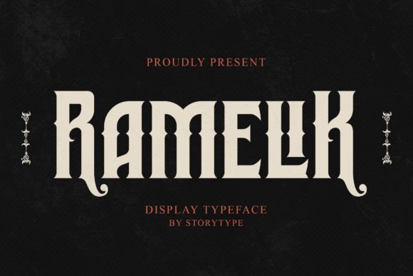 Ramelik: Elevating Design with the Perfect Fusion of Blackletter Tradition and Modern Elegance