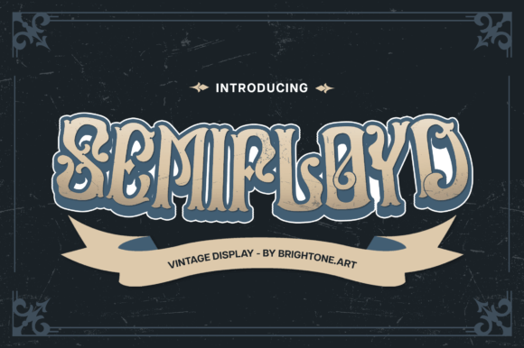 Semifloyd: Elevating Brand Identity with Classic Blackletter Elegance