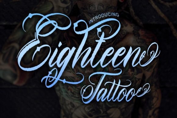 The Art of Eighteen Tattoo: A Modern Take on Blackletter Design