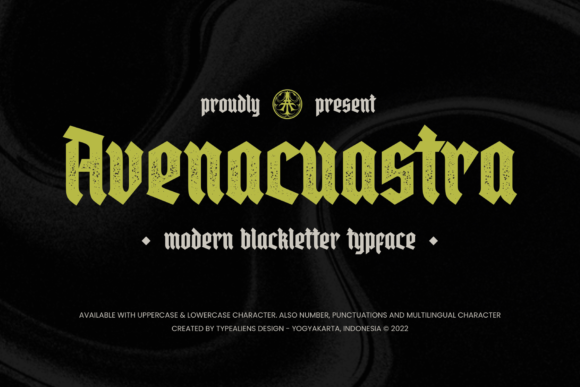 The Timeless Appeal of Avenacuastra: Elevating Brand Identity with Authentic Blackletter Design