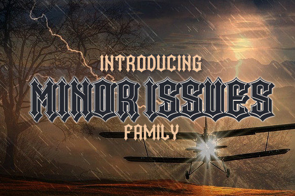 Unleashing Dark Aesthetics: Why Minor Issues Is the Gothic Font Your Creative Projects Need