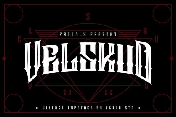 Velskud: Elevating Design with Intricate Blackletter Artistry