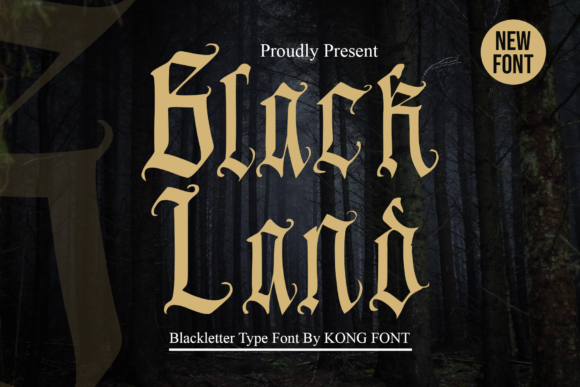 Why Black Land Is the Go-To Blackletter Font for Modern Designers and Crafters