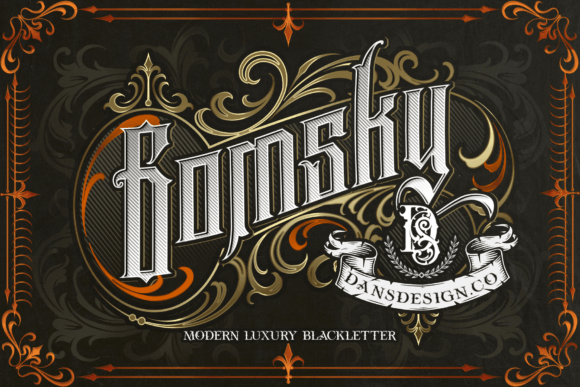 Why Gomsky Is the Blackletter Font Your Design Projects Have Been Waiting For